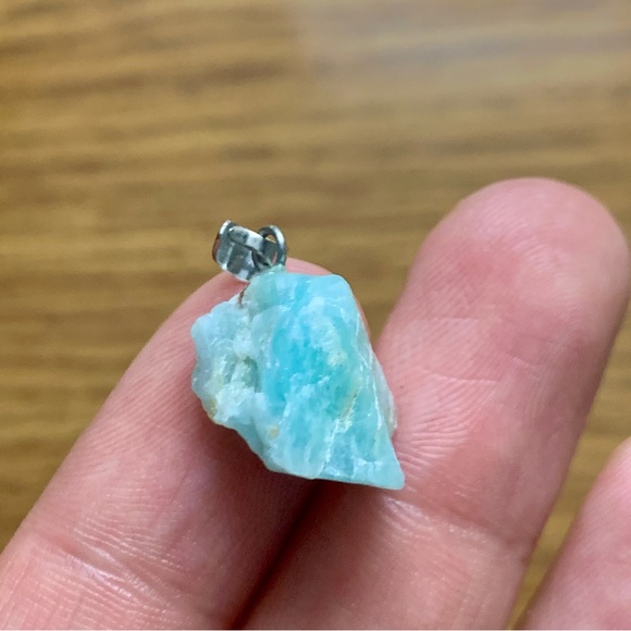 SOLD❗️Natural Amazonite Stone Pendant - Picture 4 of 5